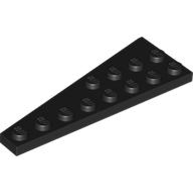 black wedge plate 8 x 3 right