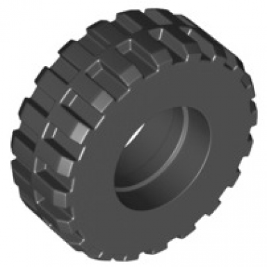 black tire 37 x 14
