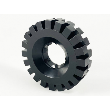 black tire 17 x 43