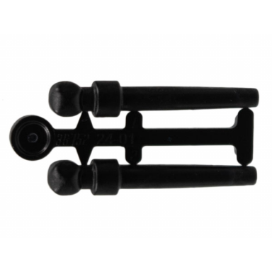 black minifigure utensil wand 2 on sprue