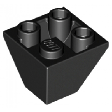 black slope inverted 45 2 x 2 double convex