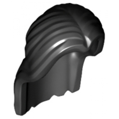 minifigure hair long parted in center