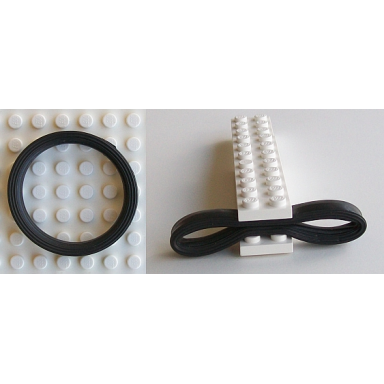 black tire smooth - large hollow air tire