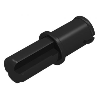 black technic axle 1l with pin without friction ridges