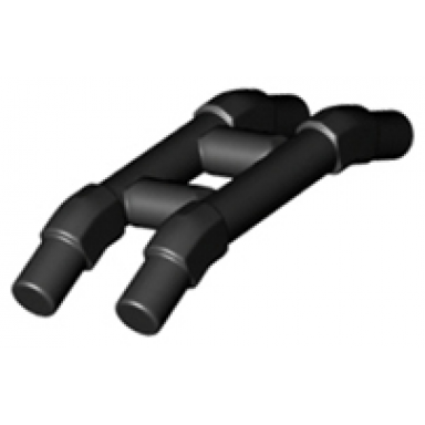 black bar 3.6l double with angled ends train pantograph shoe