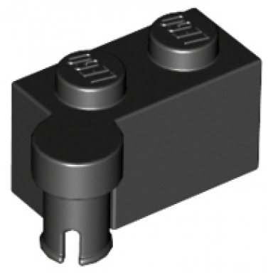 black hinge brick 1 x 4 swivel top