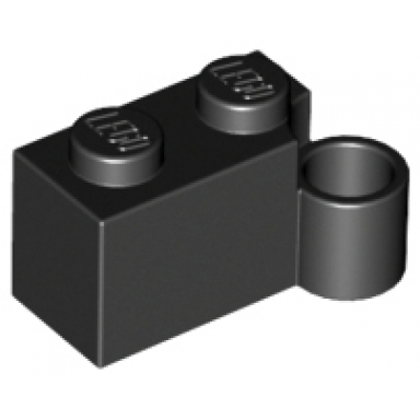 black hinge brick 1 x 4 swivel base