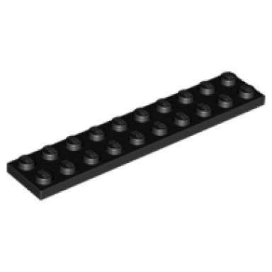 black plate 2 x 10