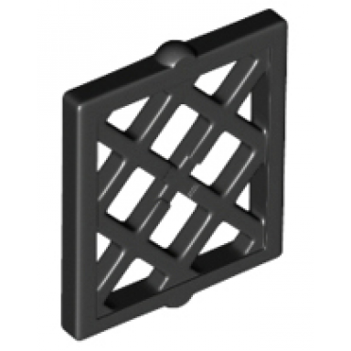 black pane for window 1 x 2 x 2 lattice diamond