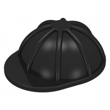 black minifigure headgear helmet construction
