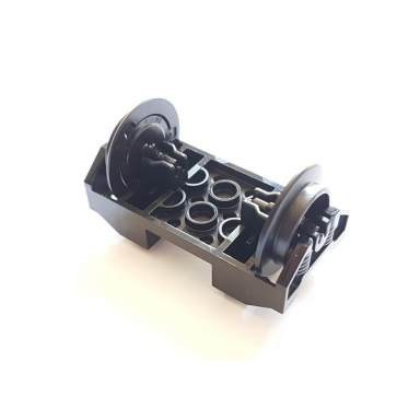 train wheel rc holder with pin slots with 2 black train wheel rc train with pins 38339 38340