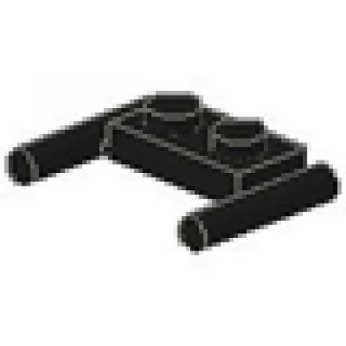 plate modified 1 x 2 with bar handles undetermined type
