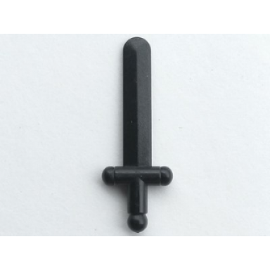 minifigure weapon sword shortsword - polished rigid abs