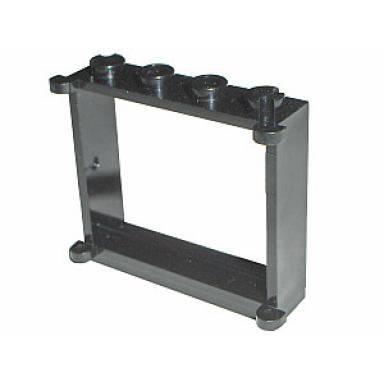 black window 1 x 4 x 3