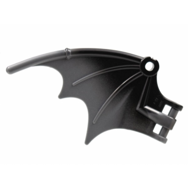 black dragon wing 8 1 4 x 5 with marbled dark bluish gray trailing edge pattern