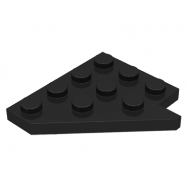 wedge plate 4 x 4 wing left