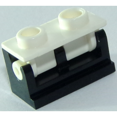 hinge brick 1 x 2 with white top plate 3937 3938