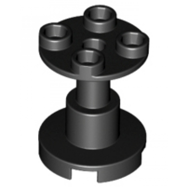 black support 2 x 2 x 2 stand with complete hole