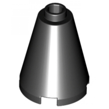 black cone 2 x 2 x 2 - open stud