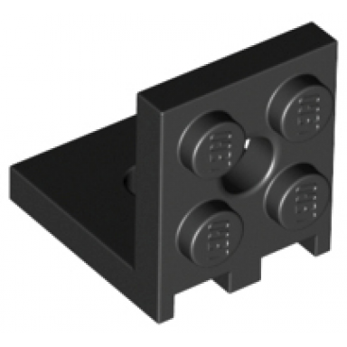 bracket 2 x 2 - 2 x 2 with 2 holes