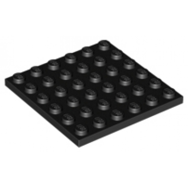 black plate 6 x 6