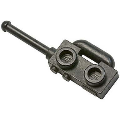 black minifigure utensil radio with compact handle