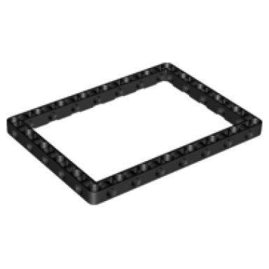 black technic liftarm modified frame thick 11 x 15 open center