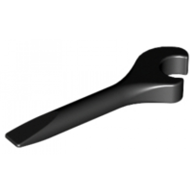 black minifigure utensil tool spanner wrench screwdriver
