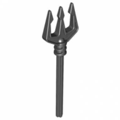 black bionicle weapon long axle trident