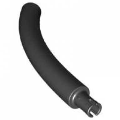 dinosaur tail neck middle section with bar hole and technic pin