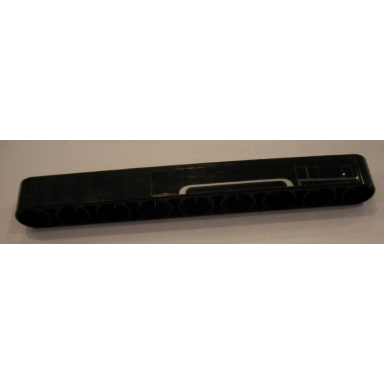 black technic liftarm thick 1 x 9 with white geometric lines pattern model right side sticker - set 42056