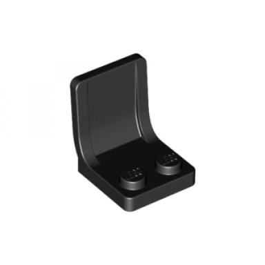 black minifigure utensil seat chair 2 x 2