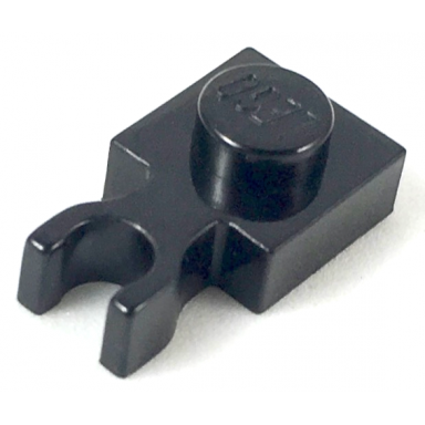 black plate modified 1 x 1 with u clip thin vertical grip