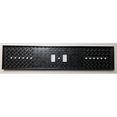 train base 6 x 28 with 6 round holes each end