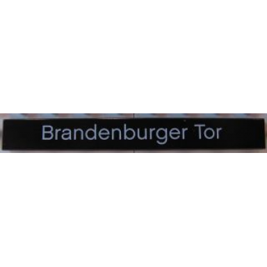 black tile 1 x 8 with brandenburger tor pattern