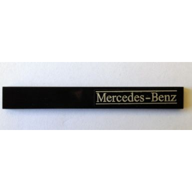 black tile 1 x 8 with mercedes-benz pattern right sticker - set 8110