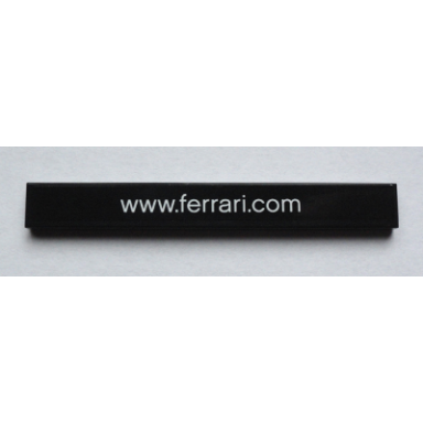 black tile 1 x 8 with www.ferrari.com pattern sticker - set 75913
