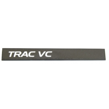 black tile 1 x 8 with white trac vc pattern model right side sticker - set 42054