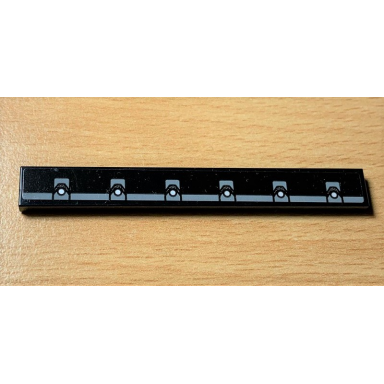 black tile 1 x 8 with metal rivets pattern sticker - set 42078