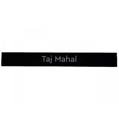 black tile 1 x 8 with taj mahal pattern sticker - set 40585
