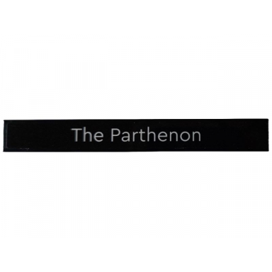 black tile 1 x 8 with the parthenon pattern sticker - set 40585