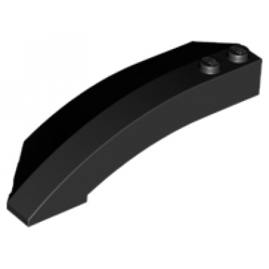 black wedge 8 x 3 x 2 open right
