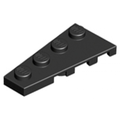 black wedge plate 4 x 2 left