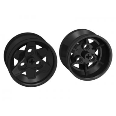 wheel 43.2mm d x 26mm technic racing small 3 pin holes