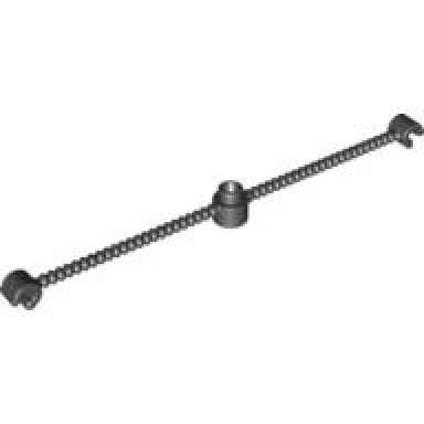 black duplo hose 11l with clips and middle stud