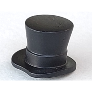 black minifigure top hat with small pin