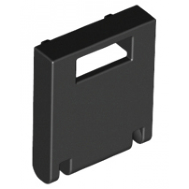 black container box 2 x 2 x 2 door with slot