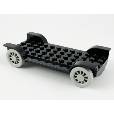 black fabuland car chassis 6 x 12 without hitch