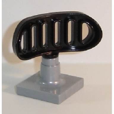 black duplo radar array with pearl light gray base 4376 4375
