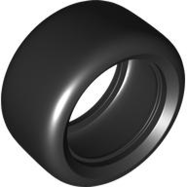 black tire 81.6mm d x 44mm smooth